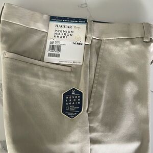 Haggar boys 14Reg Khakis